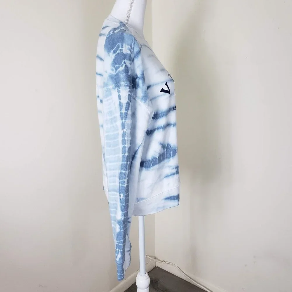 Vineyard Crew 'Venice Florida' Tie Dye Sweatshirt Grey/White Size Small - Picture 5 of 11